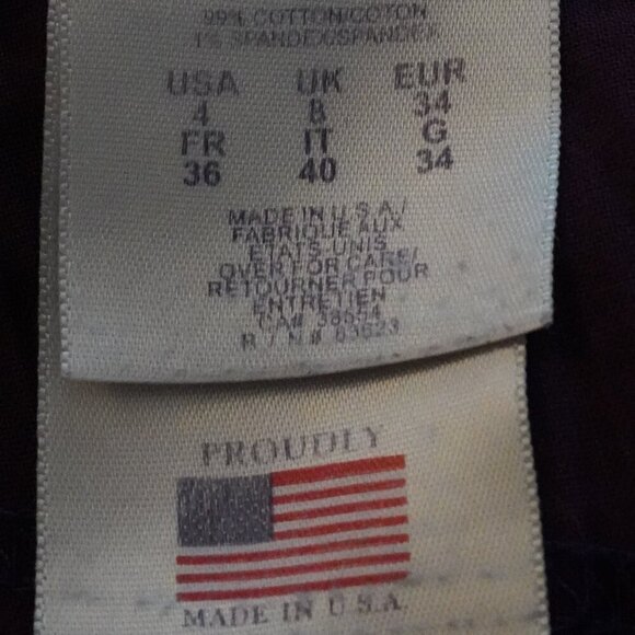 NYDJ, Not Your Daughter’s Jeans, High Rise Boot Cut Jeans, Eggplant Purple - Picture 6 of 7